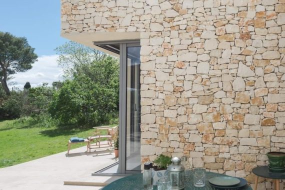 réalisation mur maison en pierre